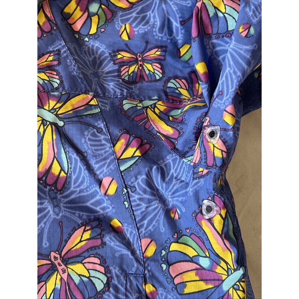 Lands End Butterfly Jacket Hoodie Girls 4T Nylon Lined Youth Kids Windbreaker - Picture 9 of 15